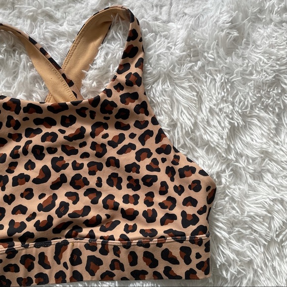 Fabletics Ella Leopard High Impact Sports Bra - Picture 4 of 10
